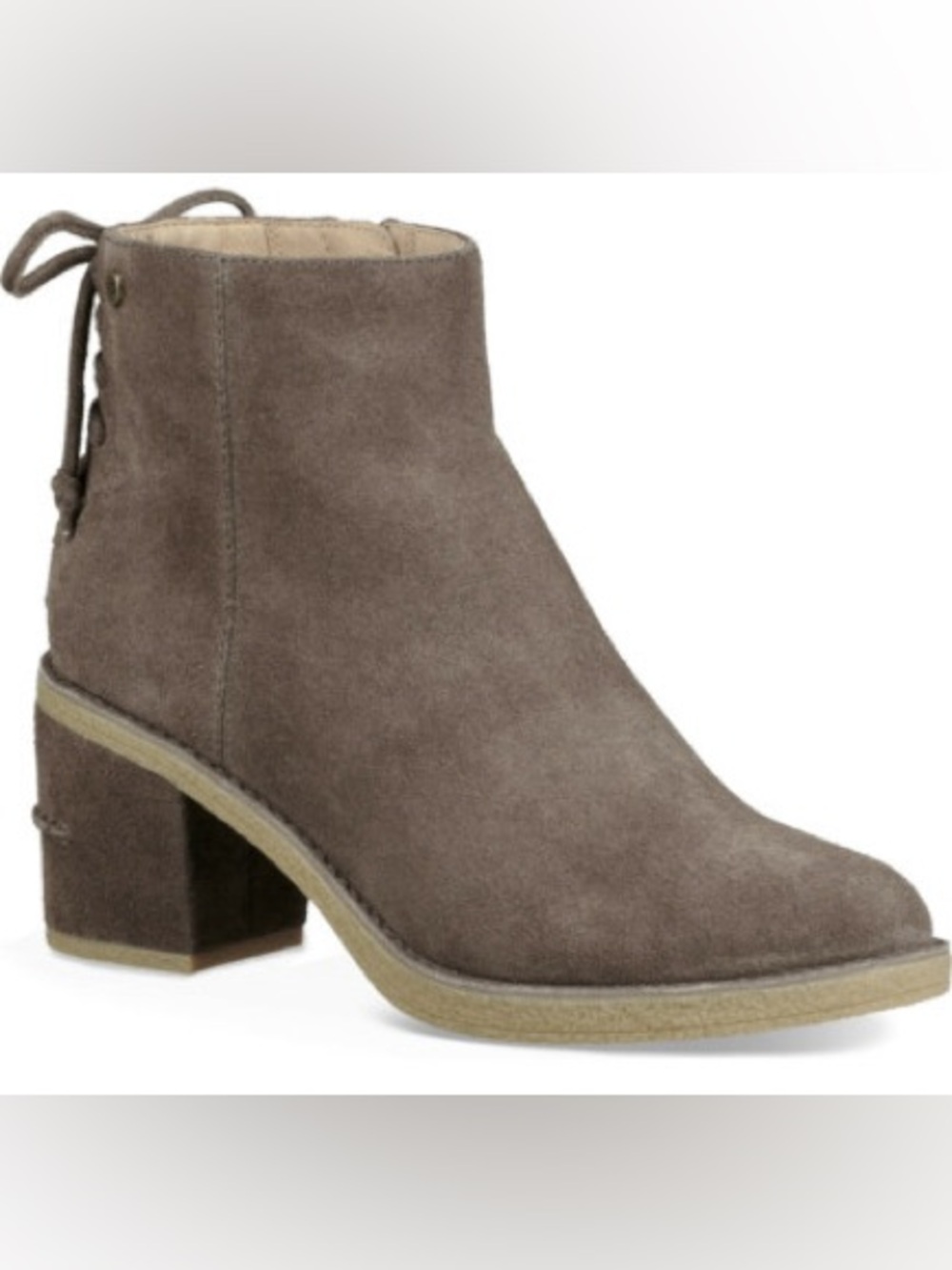 UGG Corinne Suede Boots Booties Women’s Size 6 Brown